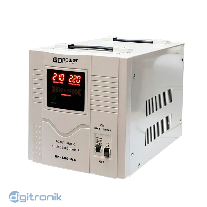 Estabilizador de voltaje hibrido digital GDPOWER DK-5000VA