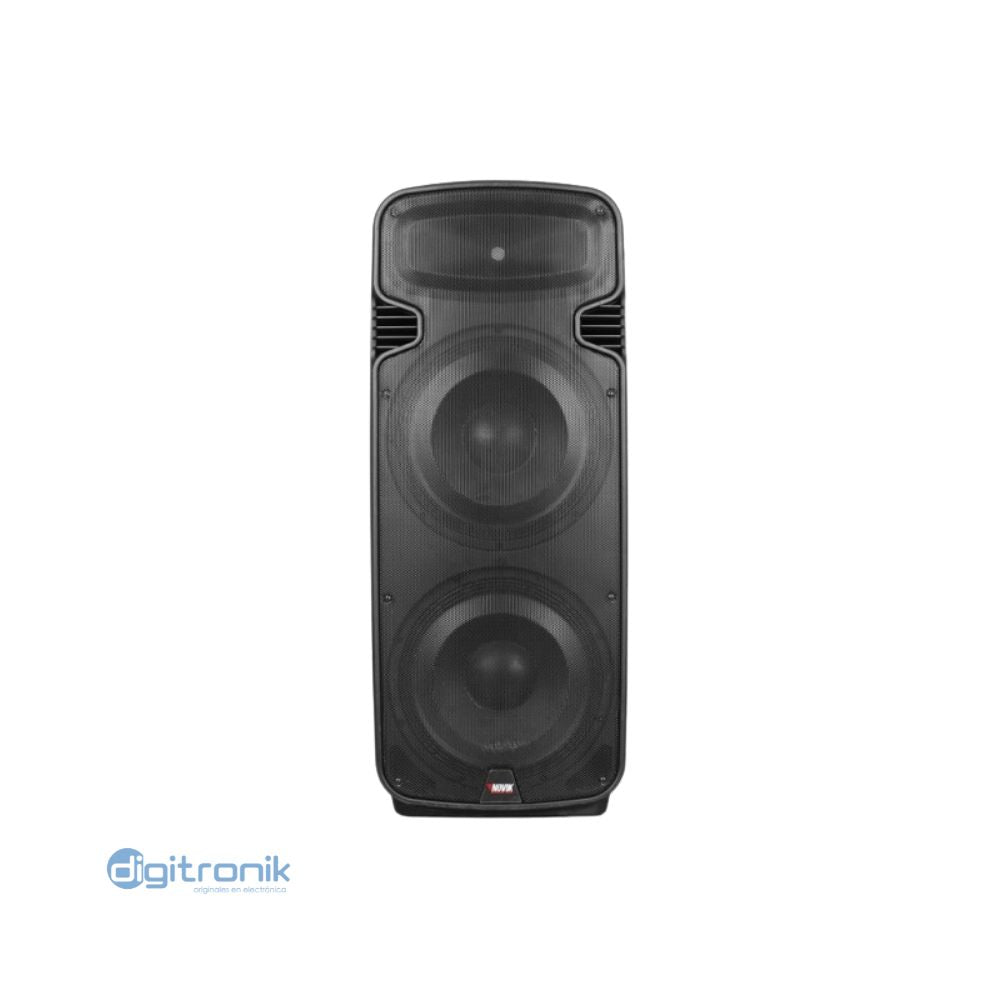 PARLANTE ACTIVO DE 2X15" CON BLUETOOTH MP3 NOVIK EVOD BRAVERY-215