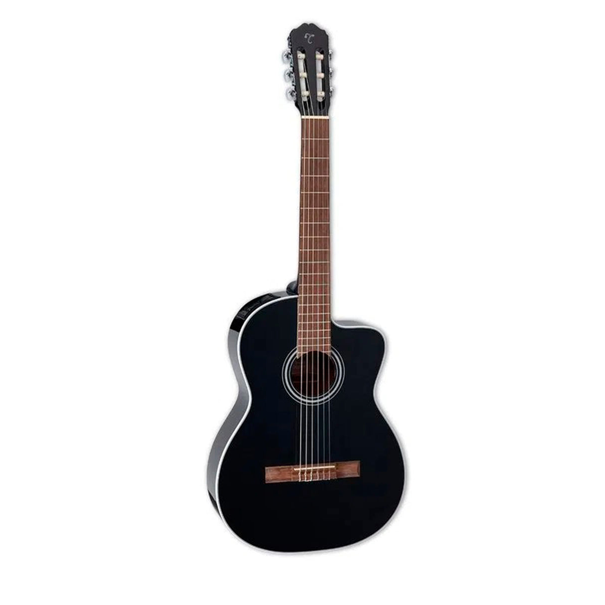 GUITARRA ELECTROACUSTICA NEGRO CON CORTE NYLON 39" TERESA-BK