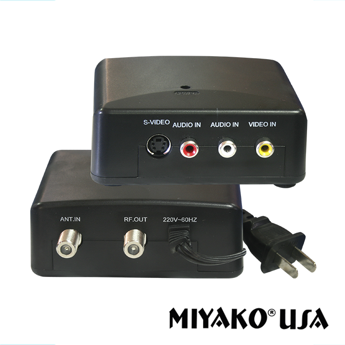 MODULADOR RF MIYACO 3 RCA 2 SALIDAS F HP-2005