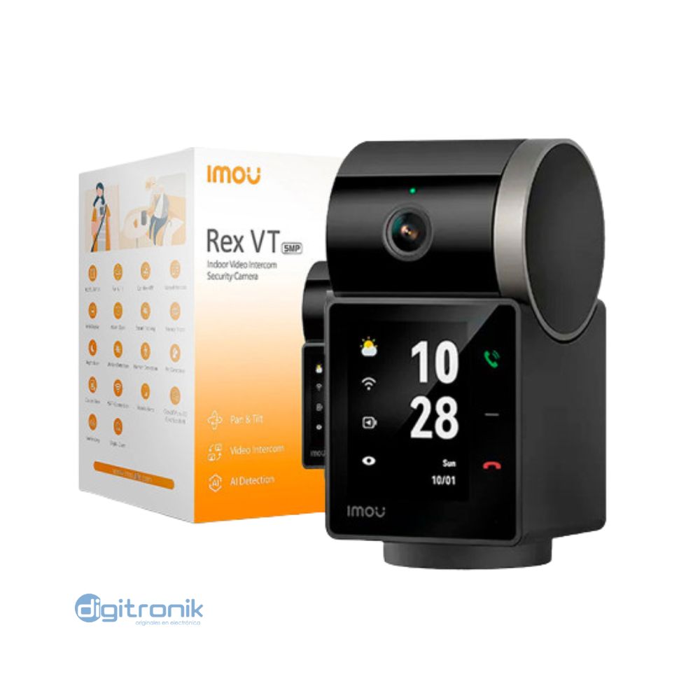 IMOU REX VT CAMARA PT WIFI 5MP IR20 AUDIO DOBLE VIA IPC-S2V-5M0WR-IMOU