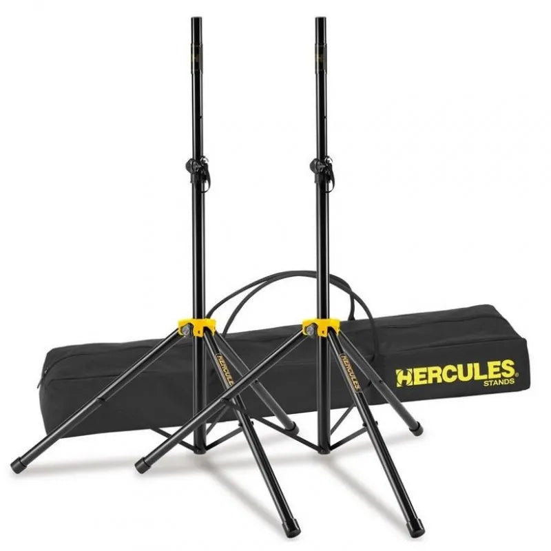 PEDESTAL PARA PARLANTES HERCULES SET DE 2, CON ADAPTADOR Y BOLSA SS200BB