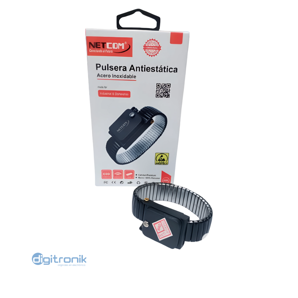 PULSERA ANTIESTATICA INALAMBRICA NETCOM PE-PA0250
