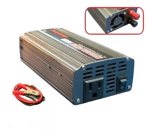 INVERSOR DE 12VDC 500 WATTS 1 SALIDA 220VAC SWITCH IPS-500