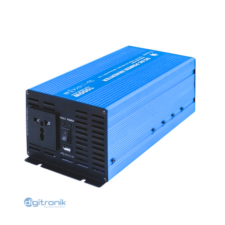 INVERSOR DE VOLTAJE ONDA PURA 1000W 12VDC - 220VAC TS1000-12V VICSUN