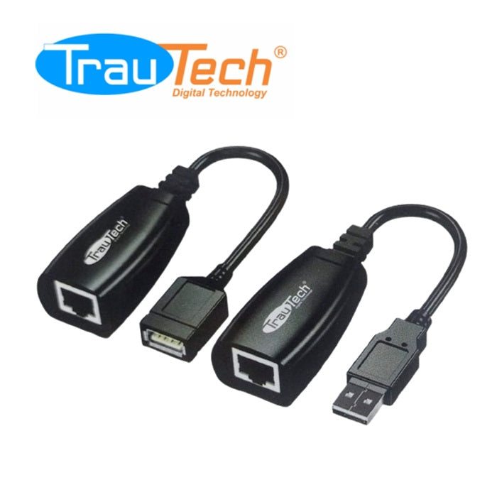 EXTENSOR USB 50 MTS CAT5/CAT6 TRAUTECH PE-US0092