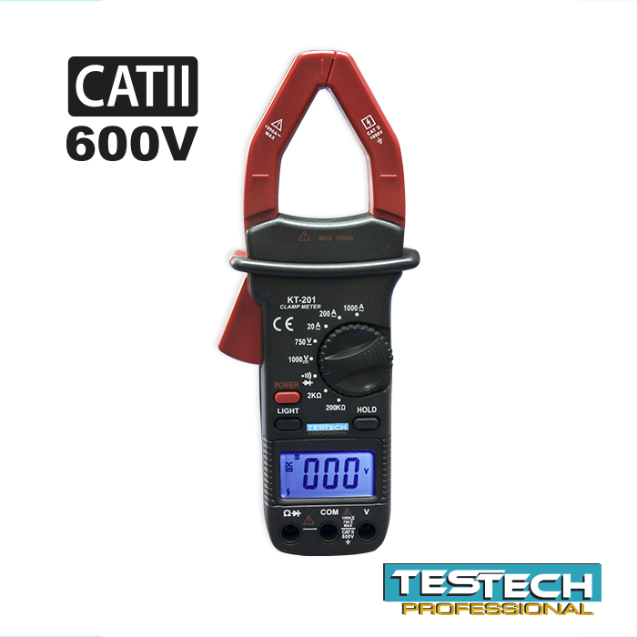 PINZA AMP.TESTECH AMP A-20-1000/VAC 750 VDC 1000 KT-201