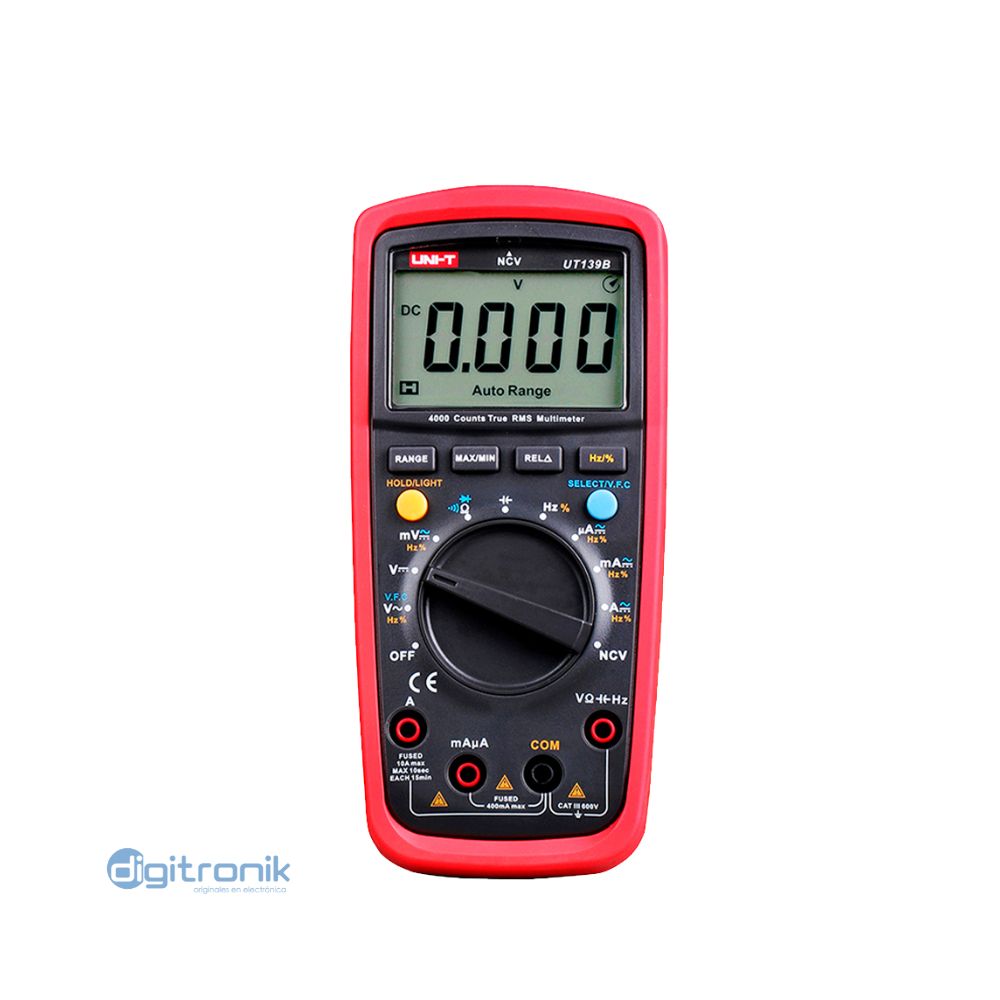 MULTITESTER DIGITAL TRUE RMS UNI-T UT-139B