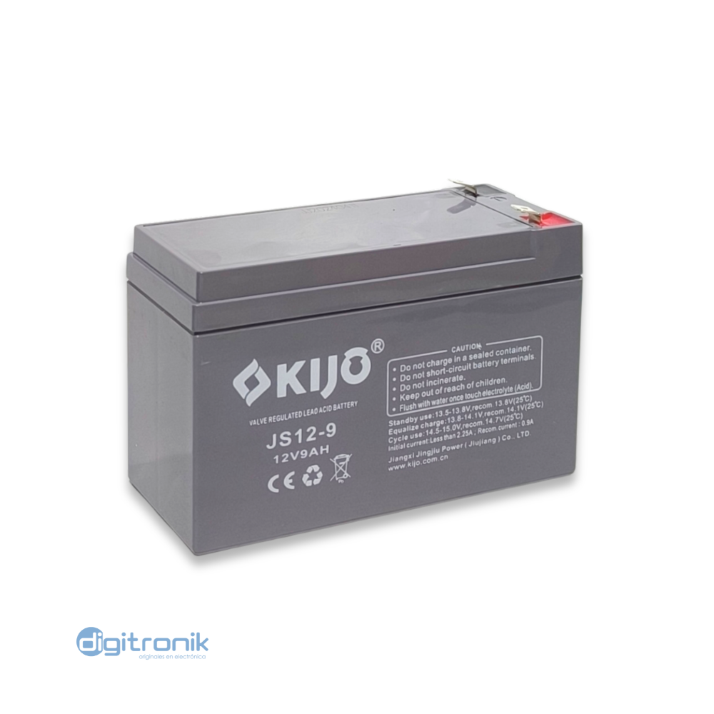 BATERIA 12V 9AH KIJO JS12-9AH