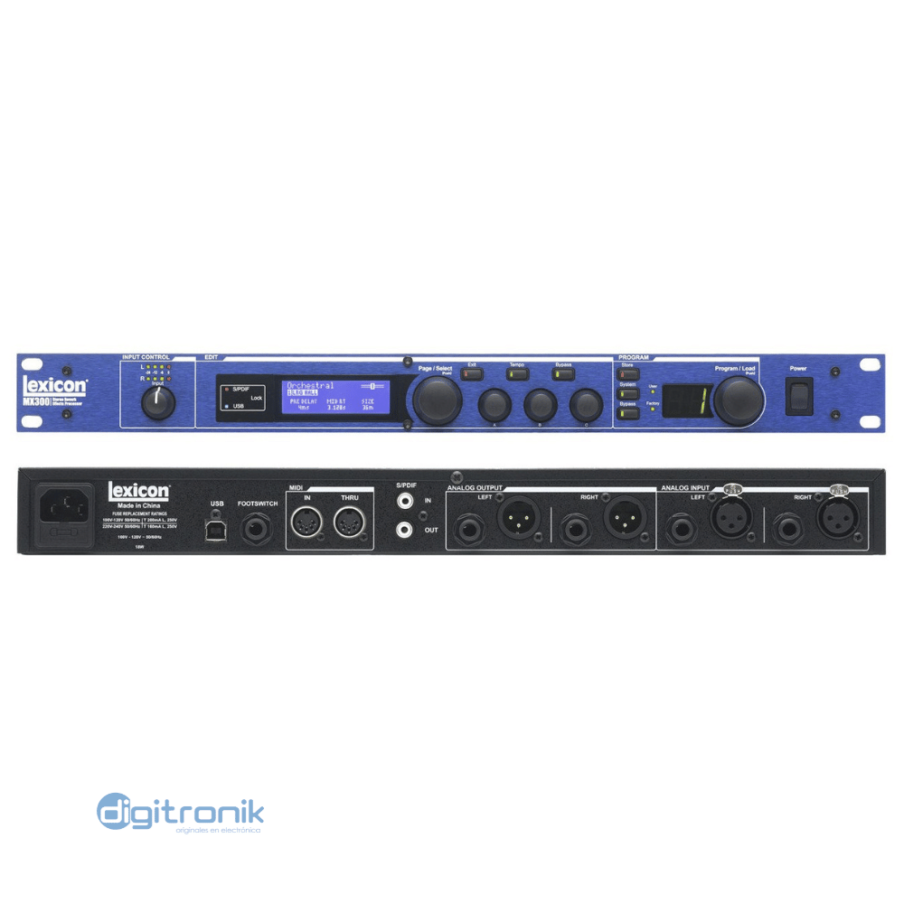 PROCESADOR DE AUDIO LEXICON MX300