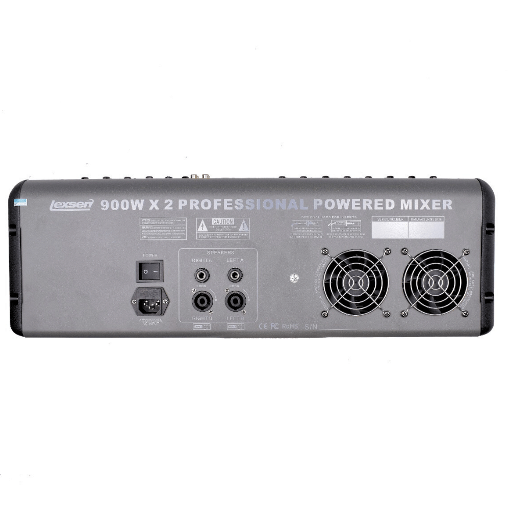 CONSOLA AMPLIFICADA 8 CANALES LEXSEN 1000W LX-900D