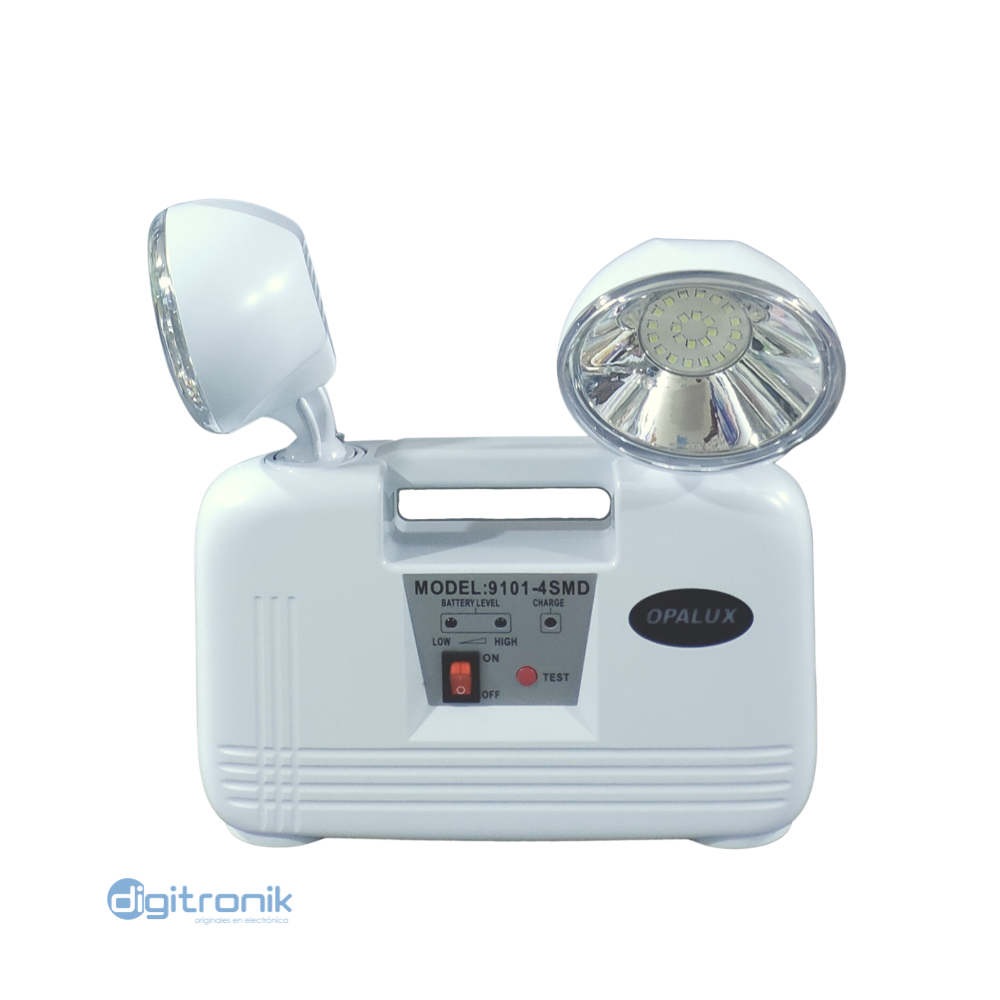 LAMPARA DE EMERGENCIA SLIM LED 48LED 2400LM 9101-4SMD OPALUX