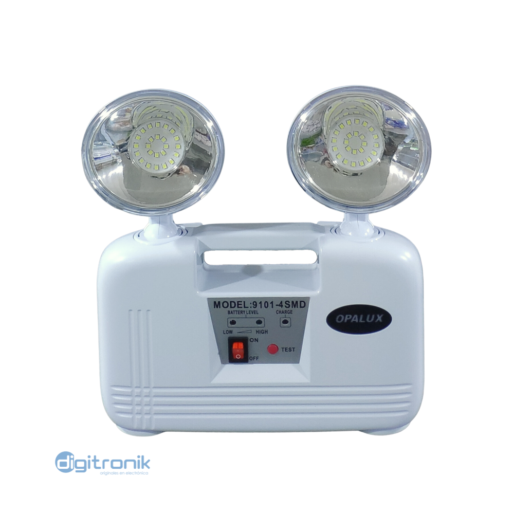LAMPARA DE EMERGENCIA SLIM LED 48LED 2400LM 9101-4SMD OPALUX