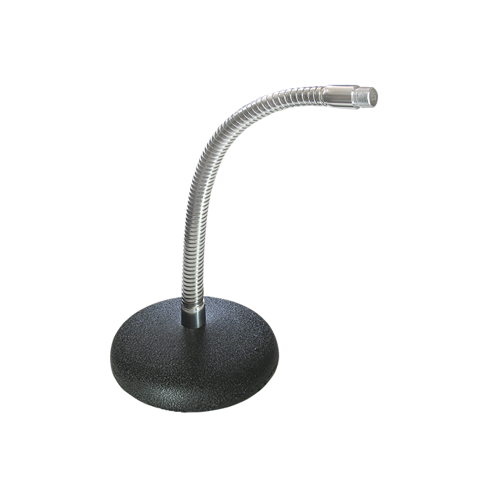 PEDESTAL DE MESA CUELLO DE CISNE 31CM BASE REDONDA MIYAKO 15CM M-10