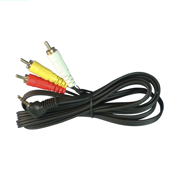 EXTENSOR PLUG STEREO 3RAYAS A 3RCA PLUG 1.80MT M-253G