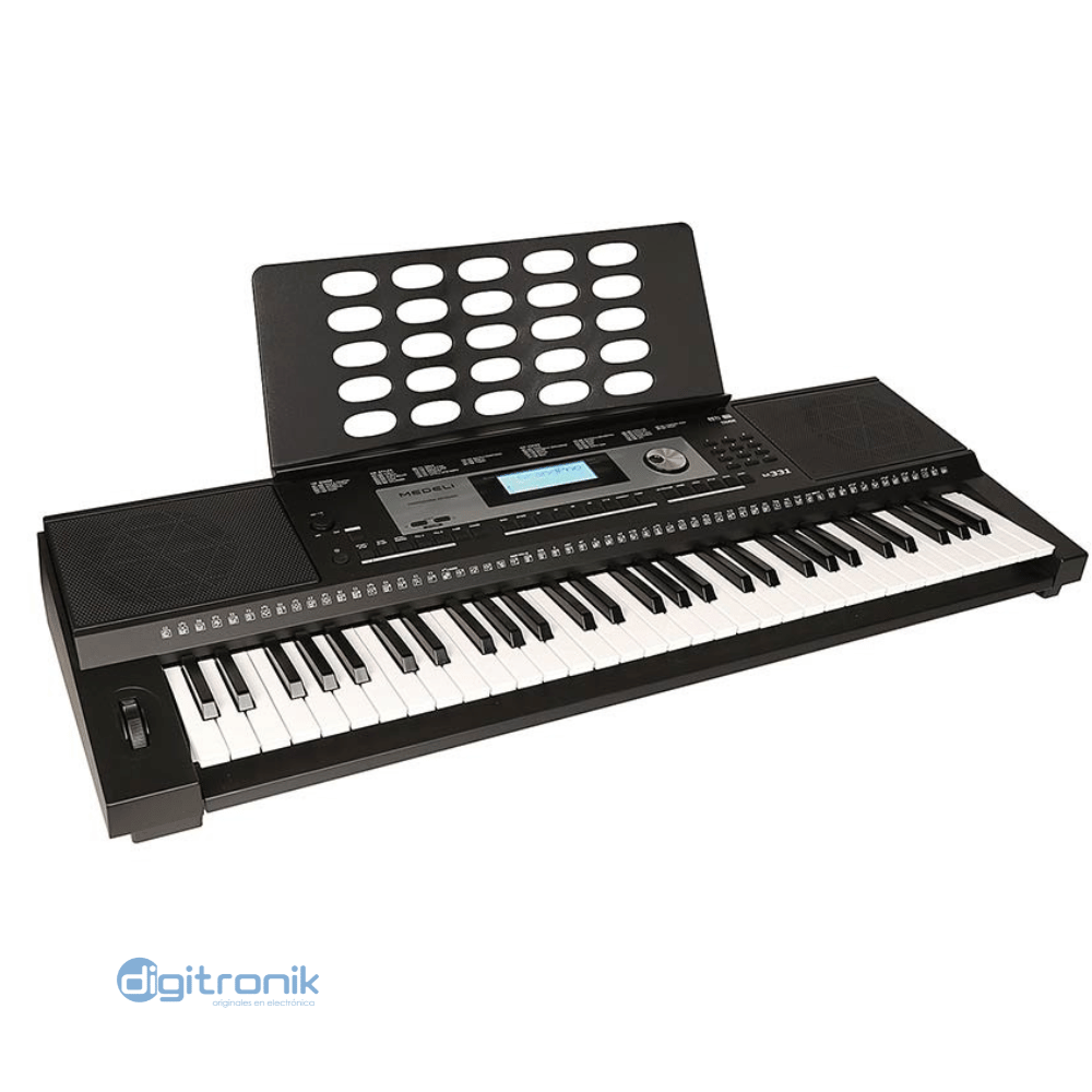 TECLADO 61 TECLAS MEDELI VOCES 633 POLIF 128 PARL 2X3W USB MED-M331