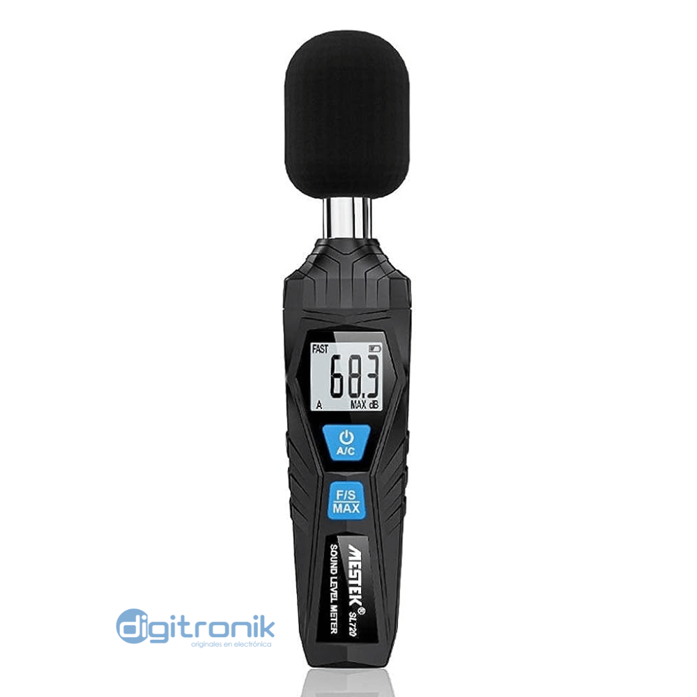 DETECTOR DE RUIDO 130DB DECIBELIMETRO MESTEK SL720