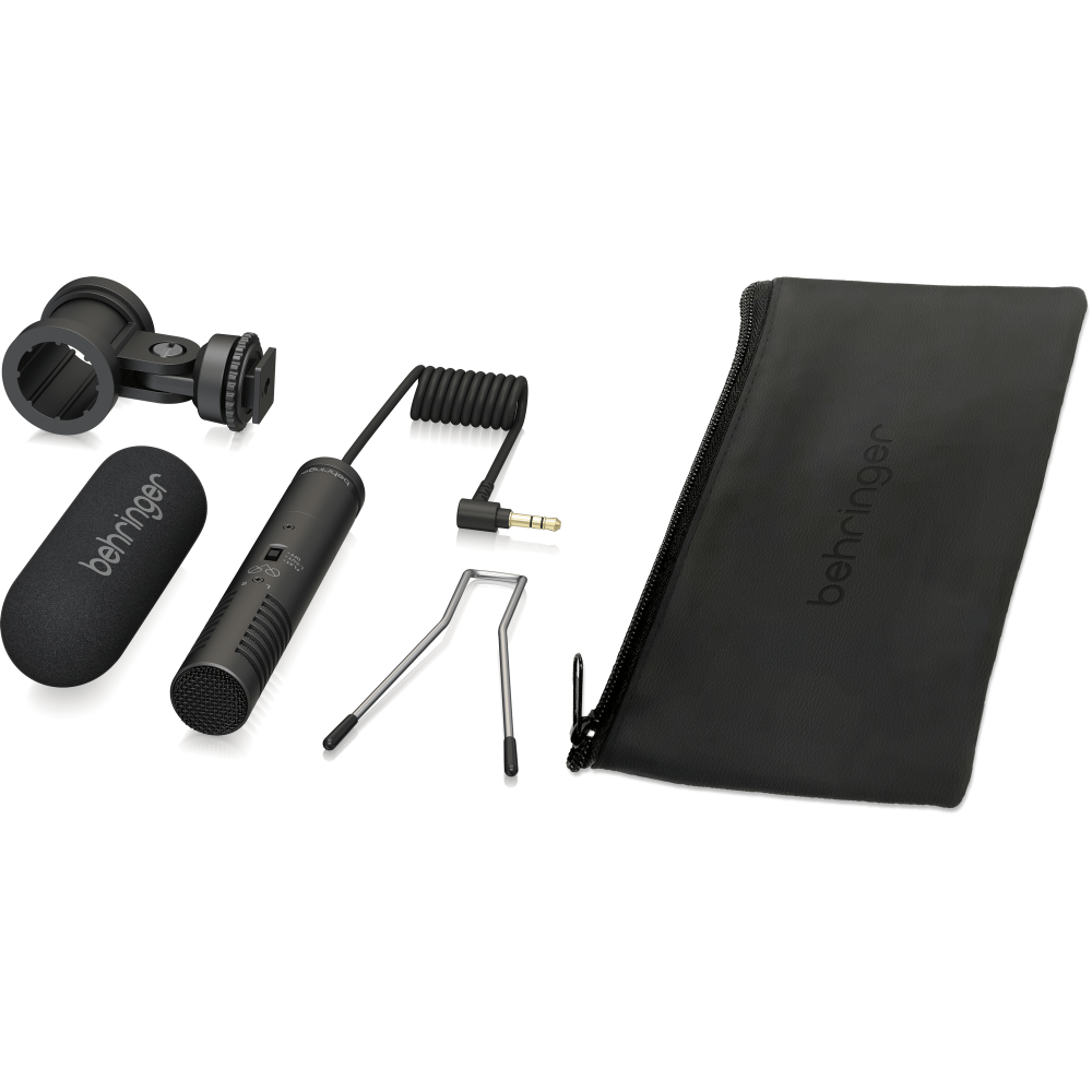 MICROFONO DE CONDENSADOR X-Y DOBLE CAPSULA PARA VIDEO CAMARA MIC X1 BEHRINGER