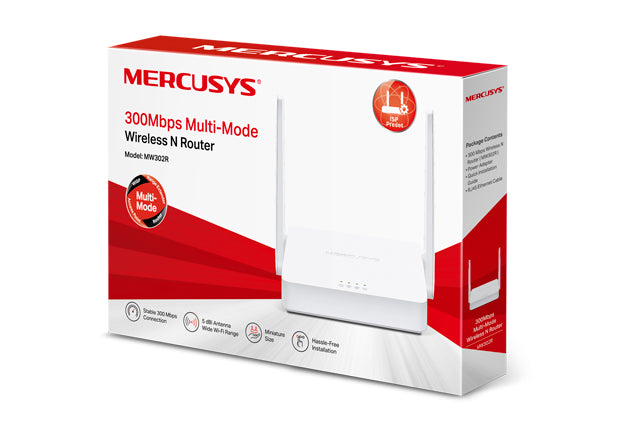 MERCUSYS ROUTER 300MBPS N MULTIMODO 2 ANTENAS MW302R