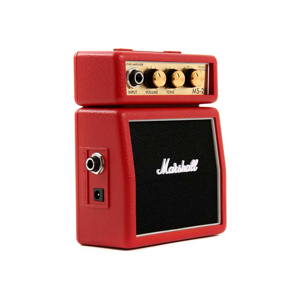 Marshall MS-2R Microamplificador alimentado por batería de 1 vatio – Rojo