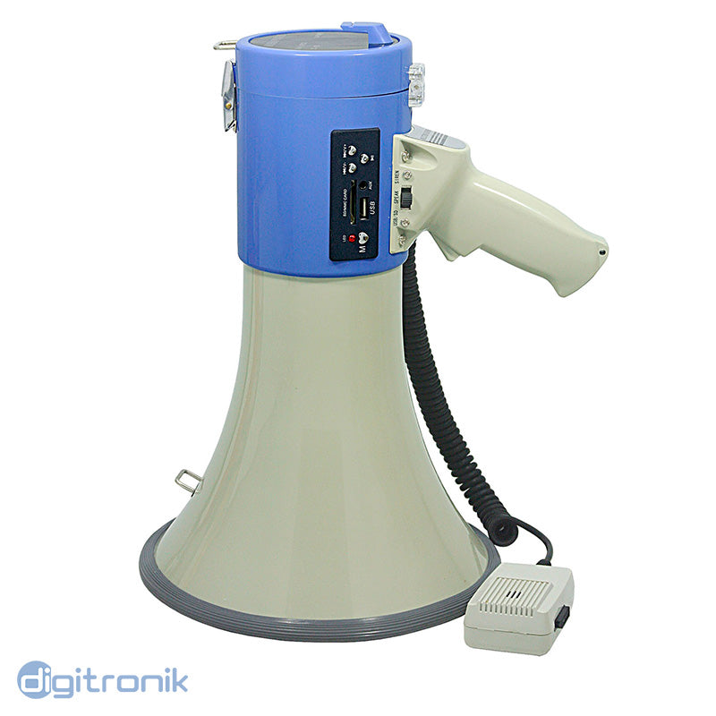 MEGAFONO 50W CON SIRENA USB SD MP3 FRRE POWER ZZ-HFP-66SU