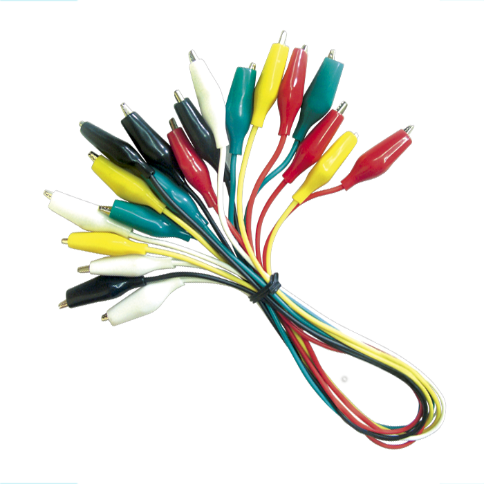 COCODRILO C/ CABLE 5 COLORES PULSAR NB-413 KIT POR 5
