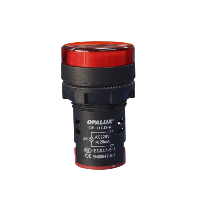 INDICADOR TIPO LED ROJO OPALUX OP-11LD-R
