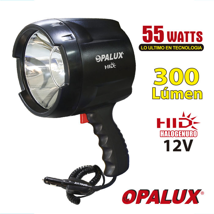 FARO PIRATA OPALUX 55W HID 3000LM LUZ BLANCA 12V 10 AM OP-2301