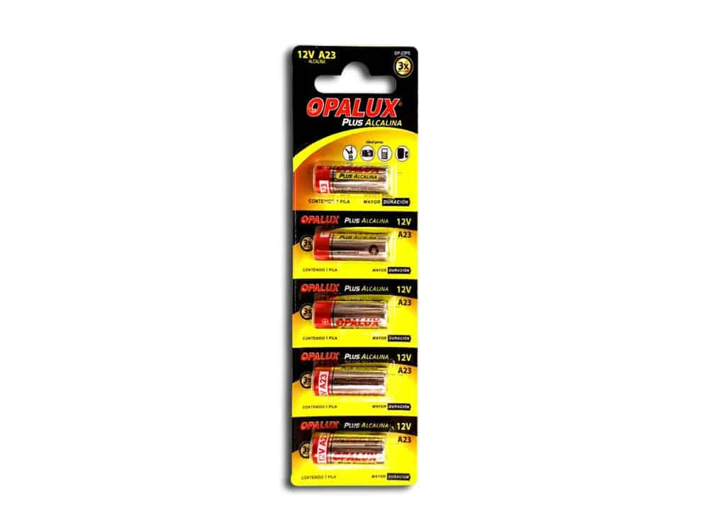 Pila alcalina A23 plus 12v Set 5 und OP-23P5 OPALUX