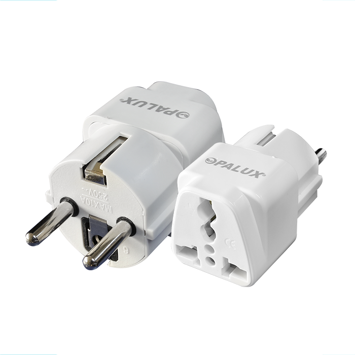 ADAPTADOR OPALUX TOMA MULTIPLE A ENCHUFE REDONDO OPALUX OP-603-K