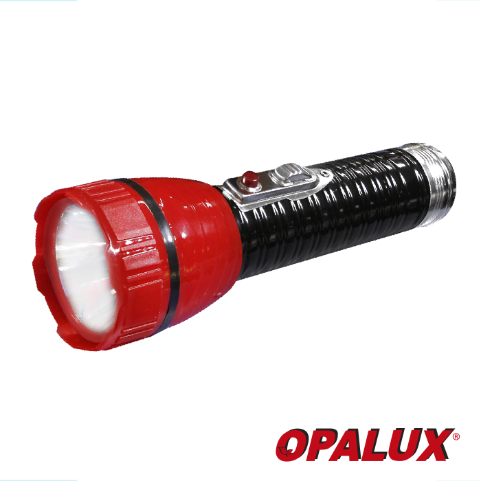 LINTERNA PORTATIL "OPALUX" 1LED 0.5W METAL USA 2 OP-6617A-NG