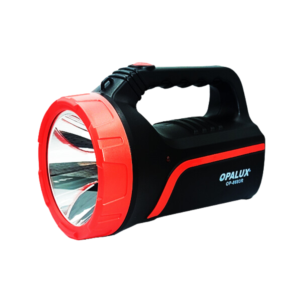 LINTERNA LED RECARGABLE 220V OPALUX 3W ROJO OP-8693R