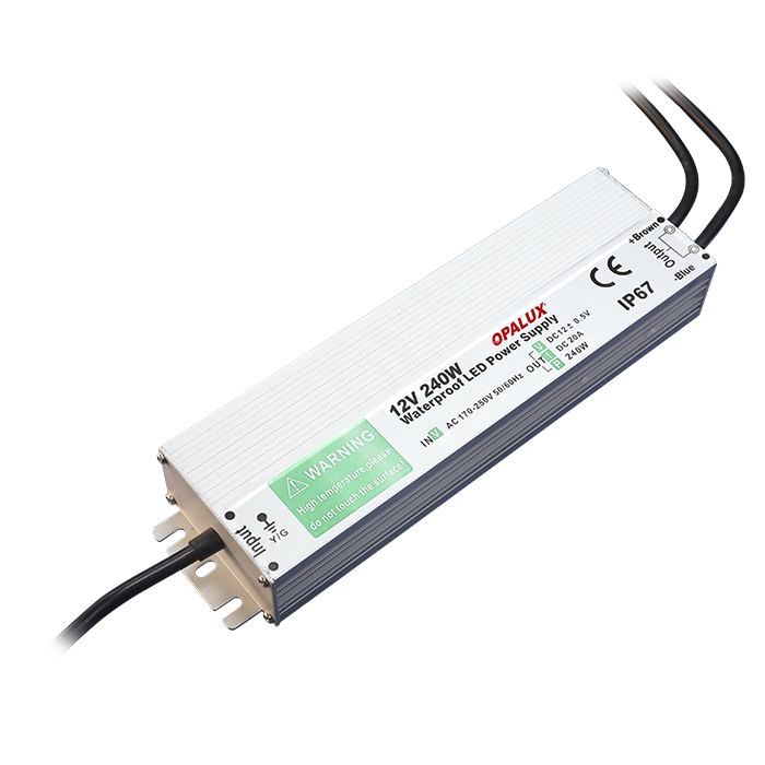 FUENTE DE PODER AL 12V 20A 240W OPALUX IP67 OP-F12V20A-IP67