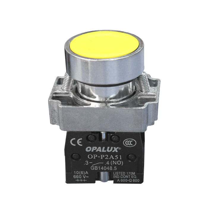 PULSADOR AMARILLO OP-P2A51