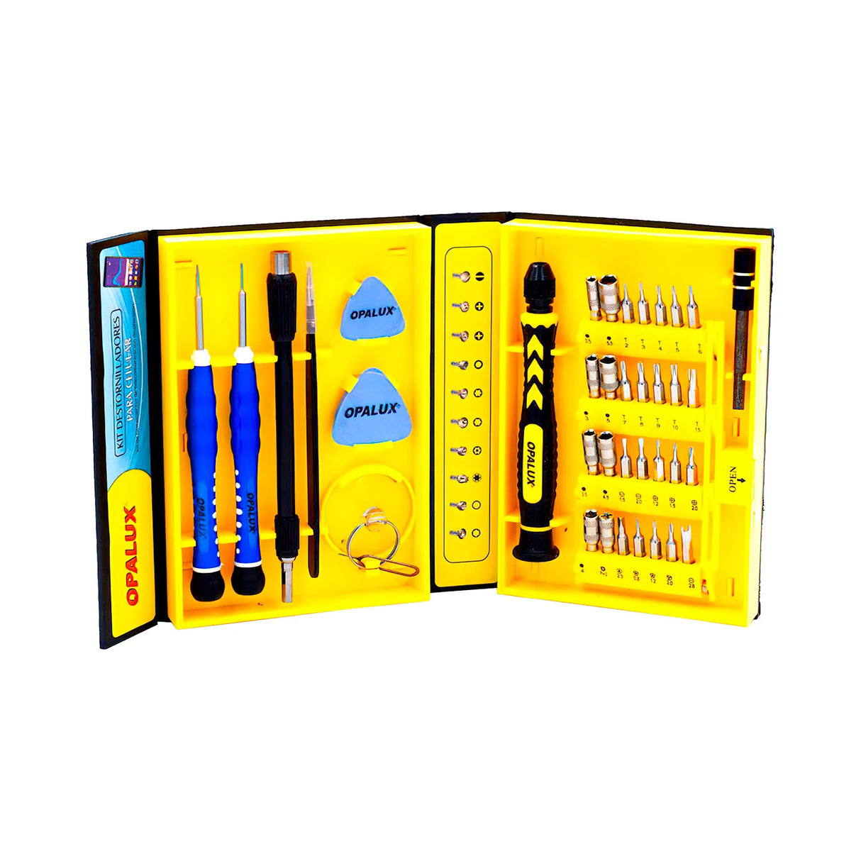 Kit de Destornilladores 38 en 1 para Celular OP-PER38 OPALUX