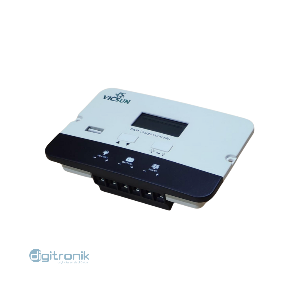 Controlador de carga solar 20A 12/24Vdc P2420C Vicsu