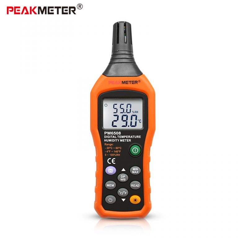 MEDIDOR DE TEMPERATURA Y HUMEDAD PM6508 PEAKMETER