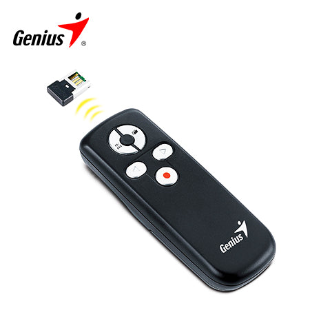 PRESENTADOR GENIUS C/PUNTERO MEDIA POINTER 100 RUN
