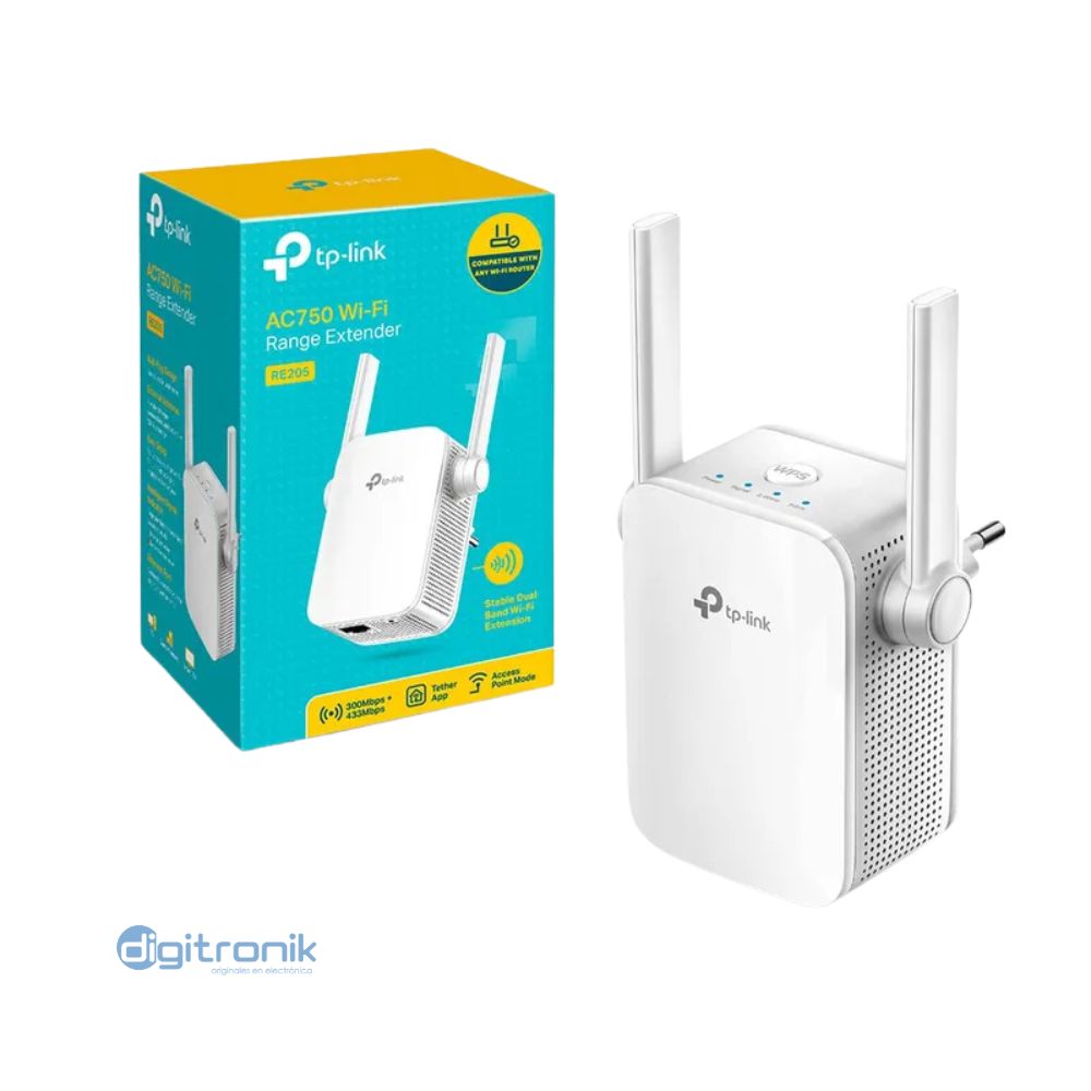 TP-LINK EXTERNSOR DE RANGO WI-FI AC750 RE205