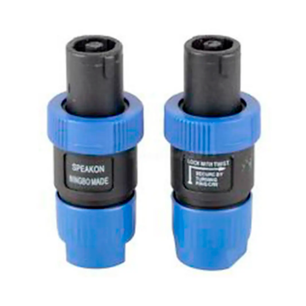 CONECTOR SPEAKON AEREO MACHO 4 POLOS PRO-LOK PCPL-NL4FC