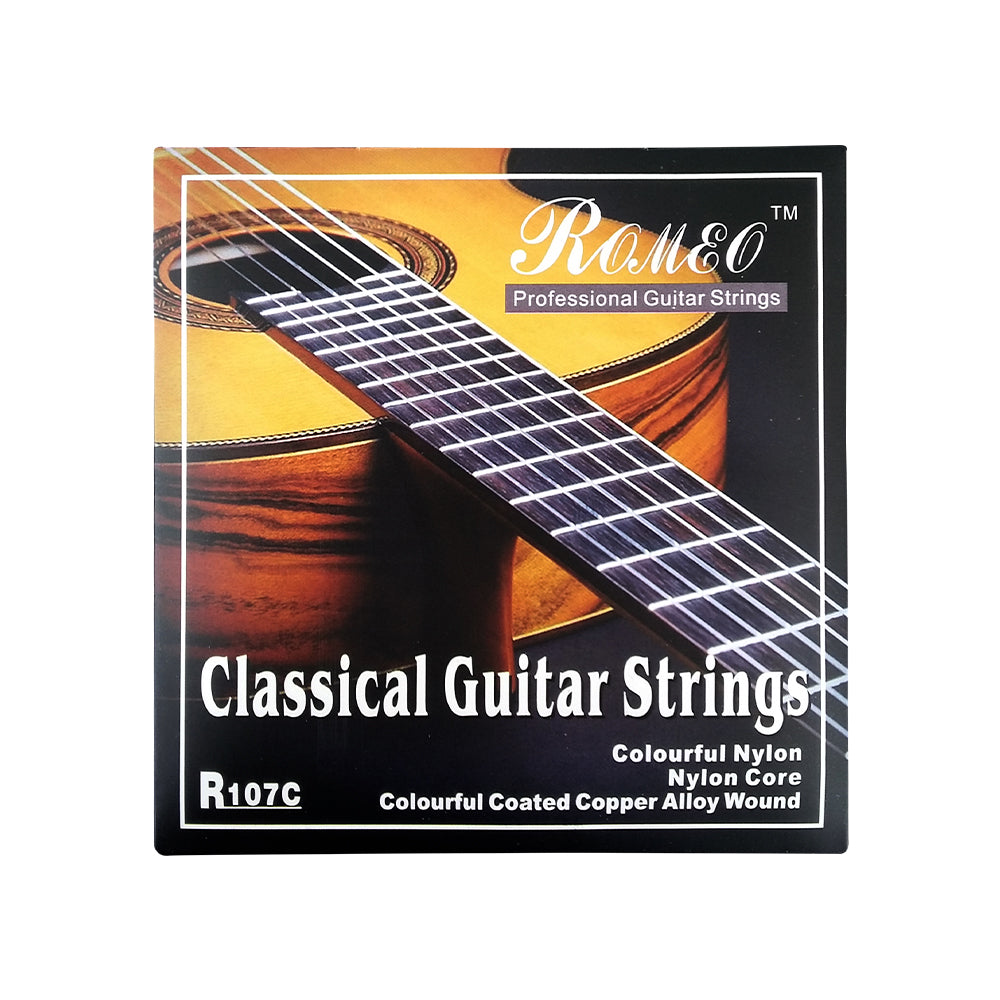 SET DE CUERDAS NYLON COLOR 0.028-0.043 R107C-N ROMEO