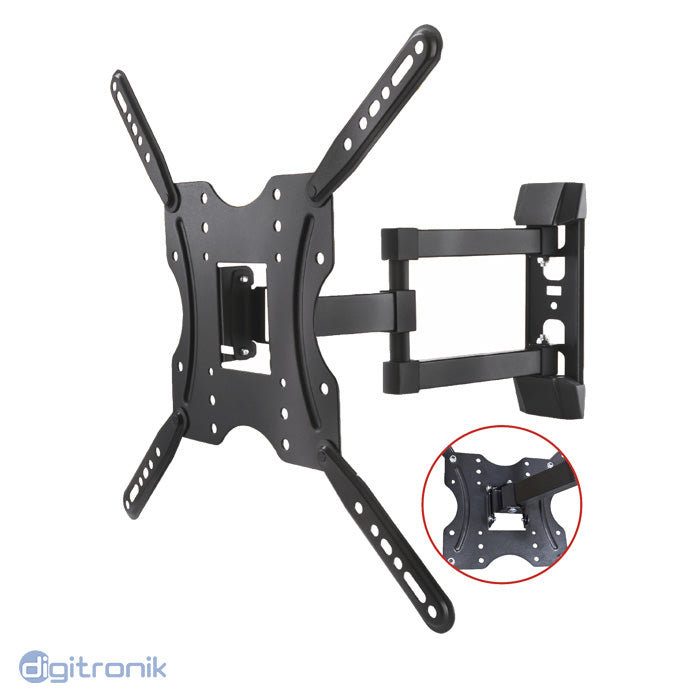 RACK PARA TV 32" 55" BATBLACK FULL MOTION HASTA 30KG BTA27-443