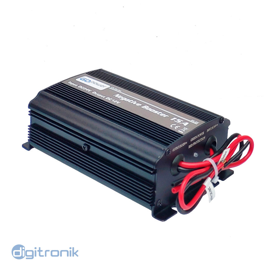 Reductor de Voltaje 24V a 12V 15Amp GDPOWER CN-2412-15