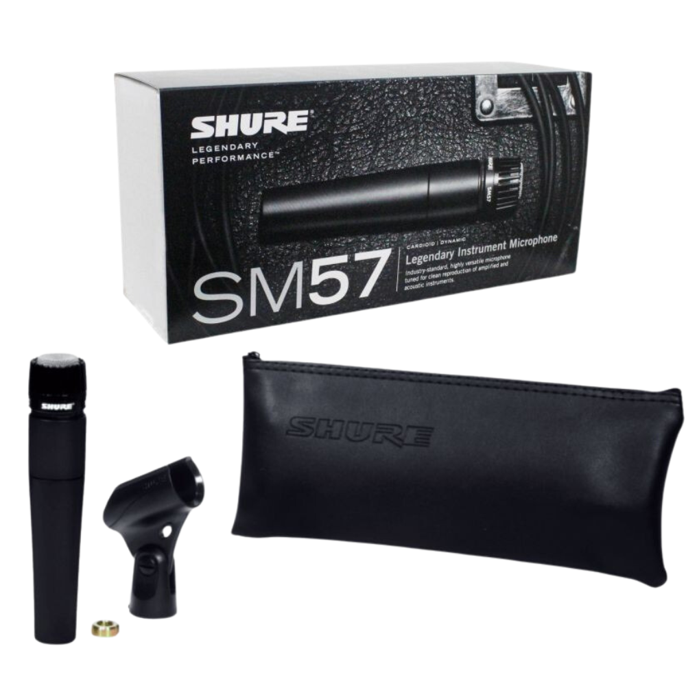 MICROFONO DINAMICO SHURE PARA INSTRUMENTOS ALAMBRICO SM57-LC
