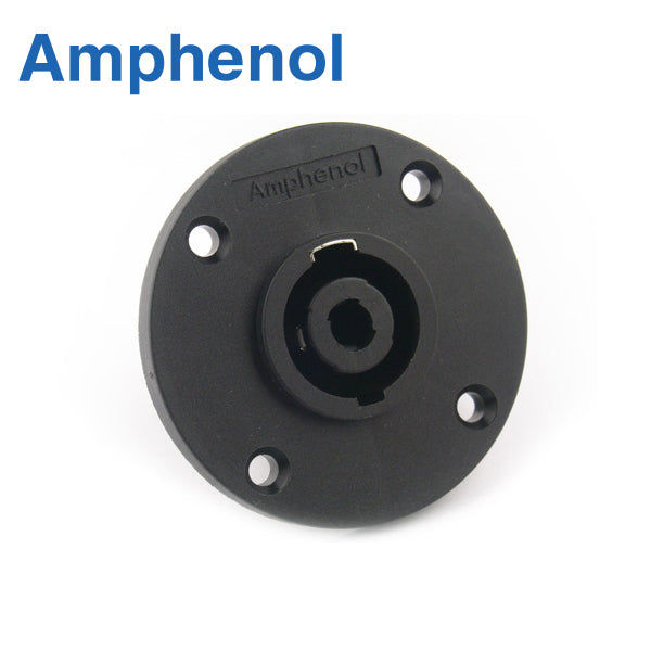 SPEAKON 4 PINES P/CHASIS PLASTICO REDONDO SP-4-MC AMPHENOL