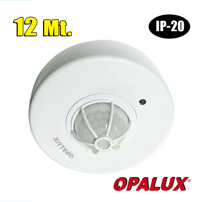 SENSOR DE MOVIMIENTO OPALUX IP20 360 DE 3-12MTS ST-06B