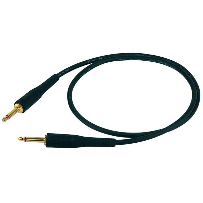 CABLE PLUG MONO A PLUG MONO 1/4 6.3MM 1MT STAGE-100LU1 PROEL