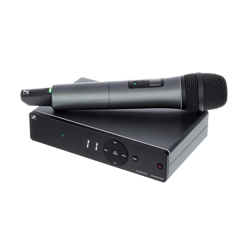 SISTEMA DE MICROFONO INALAMBRICO UHF DE MANO UN CANAL E825 XSW 1-825-B SENNHEISER