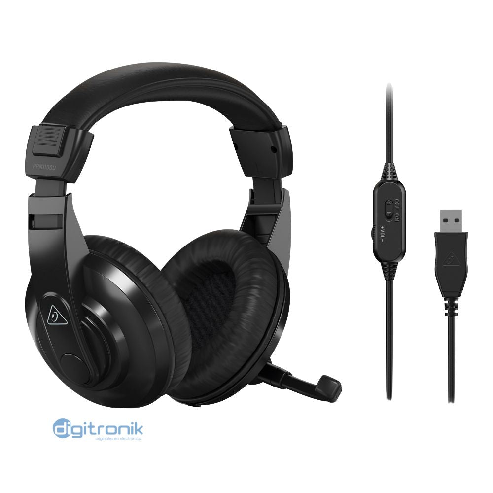 AUDIFONOS C/MICRO USB MULTIPROSITO BEHRINGER HPM1100U