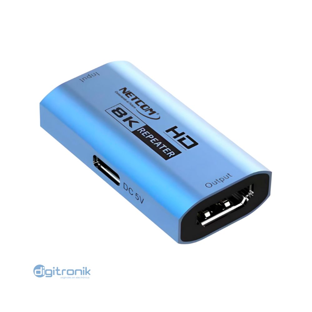 EMPALME HDMI AMPLIFICADO V2.1 NETCOM PE-AD0214